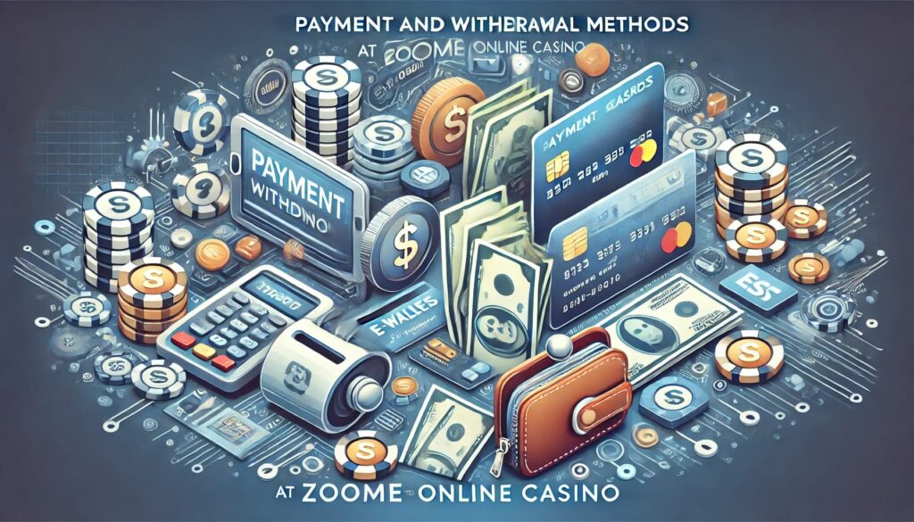 Payment and Withdrawal Methods at Zoome Online Casino